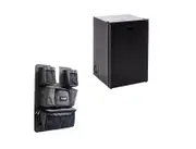 Kings Stayzcool 110L Upright Fridge Freezer -12V/24V - Reversible Door - Ute caravan boats camping picnic + Upright Fridge Organiser