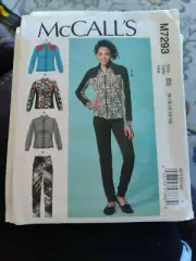 McCalls 7293 Misses Athletic Jacket and Pants Uncut Sizes 8-16 Sexy Fun Zipper