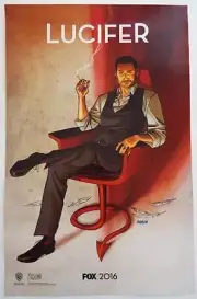 LUCIFER - 11"x17" Original Promo TV Poster SDCC 2015 San Diego Comic Con MINT