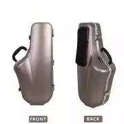 Crossrock Alto Saxophone Case | ABS Molded Hardshell-Detachable Strap