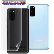 Hydrogel Screen Protector Carbon Fiber TPU Case f Samsung Galaxy S20 5G UW G981V