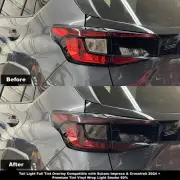 Crux Moto Full Tail Light Tint Light Smoke 50% for Impreza, Crosstrek, WLD 24+ (for: Subaru)