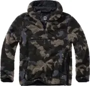Brandit Teddyfleece Worker Pullover, multicolored, Size M for Men