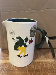 New Rae Dunn Ceramic Buddy The Elf 20th Anniversary Mug Cup Maple Syrup Spout
