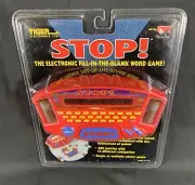 ✨STOP! Hand-Held Electronic Word Game 1998 Tiger Vintage New Sealed✨