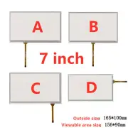 7 inch Car navigation DVD LCD screen tablet universal touch digitizer