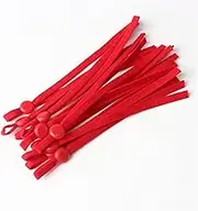 Small Elastic Rope 1000Pcs Colorful Mask Elastic Band Elastic Polyester Rubber Band for Sewing Adjustment Mask Ear Rope Craft Accessories 11-12CM Elastic Rope for Fitness (Size : Red 1000pcs)