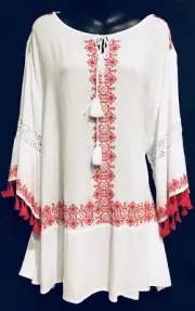 plus sz S-M / 18 Virtu By TS TAKING SHAPE Moorea Tunic top NWT!rrp $120