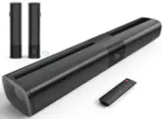 Sound Bar for Smart TV, 2 in 1 Detachable Home Audio Soundbar With speaker base