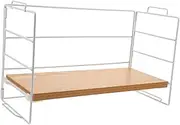 KALLORY Countertop Display Shelf Simple and Modern Desktop Organizer for Office and Home Sundries Storage Rack for Study Living Dining Table