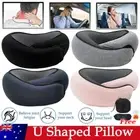 Travel Pillow Memory Foam U Shaped Neck Support Soft Head Rest Plane Car Cushion