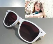 SUNGlasses,Fashion, Frame WHITE, Lens, W01 Carpentier Collection 100% UVA &UVB