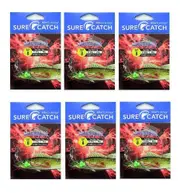 6 Packets of Surecatch Whiting Rigs with Size 8 Chemically Sharpened Hooks