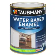 taubmans 1l neutral semi gloss water based enamel