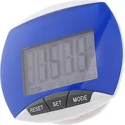 Kisangel Electronic Pedometer Walking Pedometer Step Counter Sports Pedometer Multifunctional Pedometer Simple Pedometer Fitness Pedometer Accurate Pedometer Pedometers for Seniors Blue Abs