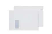 Cumberland C4 Envelopes Window Face 100GSM Secretive Easy Open 229x324mm White Box 250