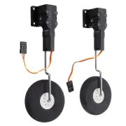 Metallic Worm-type Electronic Retractable Landing Gear for Small Real Electric Fixed-wing RC Aircraft Airplane