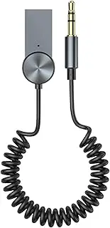Wireless Receiver,Automobile Audio Transmitter | Noise-Cancelling Transmitter Double-Device Pairing, Plug-and-Play Automotive Interior Accessories for Outdoor Adventures Business Travel