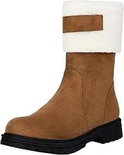 [XIEPP] Women's Flat Heel Short Boots Zipper Ankle Boots with Round Toe