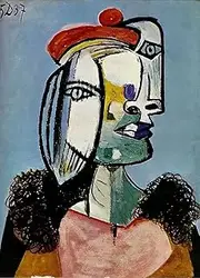 Pablo Picasso Poster Abstract Woman Portrait Canvas Painting Pablo Picasso Wall Art Pablo Picasso Prints for Home Decor Picture 20X27 Inch Unframed