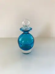 Hand Blown Small Murano Decanter or Perfume Bottle by Seguso Family of Brazil
