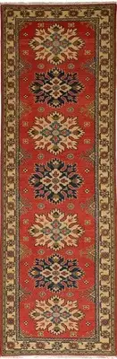 Vintage Hand-knotted Runner Rug 2'10" x 9'6" Traditional Wool Carpet