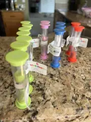 1, 2, 3, 5 Minute Sand Timer Teaching Games Teeth Brushing Timing Hourglass Lot