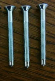 3 IKEA Countersunk Metric Pins Part # 100106 - 55 mm. total length