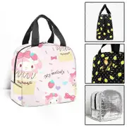 c1036 Kawaii Sanrio My Melody Kids School Insulated Lunch Bag Thermal Cooler Tote Food Children Printed Handbag tbd1036
