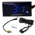 Motorcycle Thermometer Water Temp Temperature Gauge Meter Digital Sensor Display
