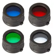 NEW JETBeam LED Torch Filter Red Blue Green Diffuser 34mm 38mm Flashlight