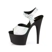 PLEASER ADORE-708N-MS Siren Mermaid Platform Heels BLACK MATTE NWT SIZE 8 US