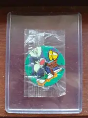 1996 LOONEY TUNES Time Warp Techno Tazos Sealed No 203 Thomas Edison