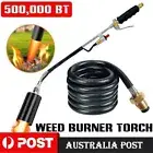 73cm Weed Burner Kits Shrub Grass Killer Propane Gas Torch Garden Farm 2m Hose