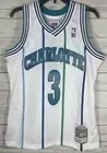 REX CHAPMAN Charlotte Hornets Jersey NBA MITCHELL & NESS MENS WHITE Medium