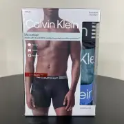 Calvin Klein Men's Size Medium Boxer Briefs 3 Pack Moisture Wicking New
