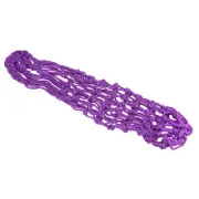 Lengthen Basketball Mesh Net Bag Carry Bag Ball Carrier, Purple