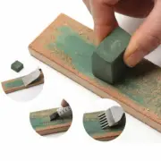 1PC Leather Strop Sharpening Polishing Compound Leathercraft Abrasive Tool