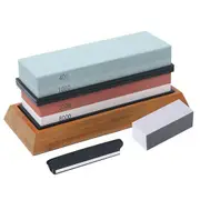 Dual Whetstone Cutter Sharpening Stone Grinding Knife Kitchen