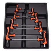 Harden 520656 8pc T-Handle Hex Allen Key with Ballend Set: 2,2.5,3,4,5,6,8,10mm