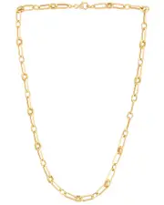 14K Italian Gold Paperclip Link Necklace