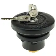 Locking Fuel Cap; With Keys; Black (for: Chrysler)
