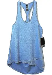 R8 Activewear Women Racer Back Knit Knitted Tank Top Sport Shirt S Open Back NWT