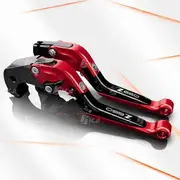 For Kawasaki Z650 Z650RS 2017-Present Clutch Lever Brake Lever Set Adjustable Folding Handle Levers Motorcycle Accessories Parts Red-Black