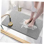 Soft Textured Bath, Shower, Tub Mat, 24x16 Inch, Phthalate 24" x 16" Grey