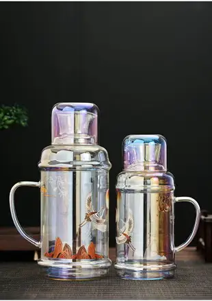 玻璃冷水壺可放冰箱涼水家用大容量耐熱水瓶夏季果汁壺創意一人飲