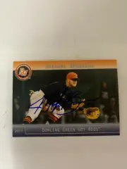 Michael Brosseau 2017 Signed Bowling Green Team Card