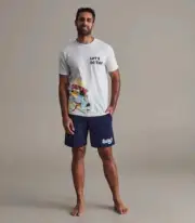 New Genuine Size S Bluey Men DAD Pyjama PJ Set