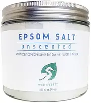 White Egret Personal Care Epsom Salt Unscented 16 oz 454 g