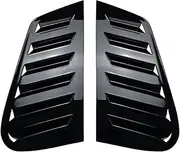 Compatible For VW Golf 4 MK4 1997-2006 Car Rear Window Louver Side Air Vent Shutter Cover Trim(Glossy Black)